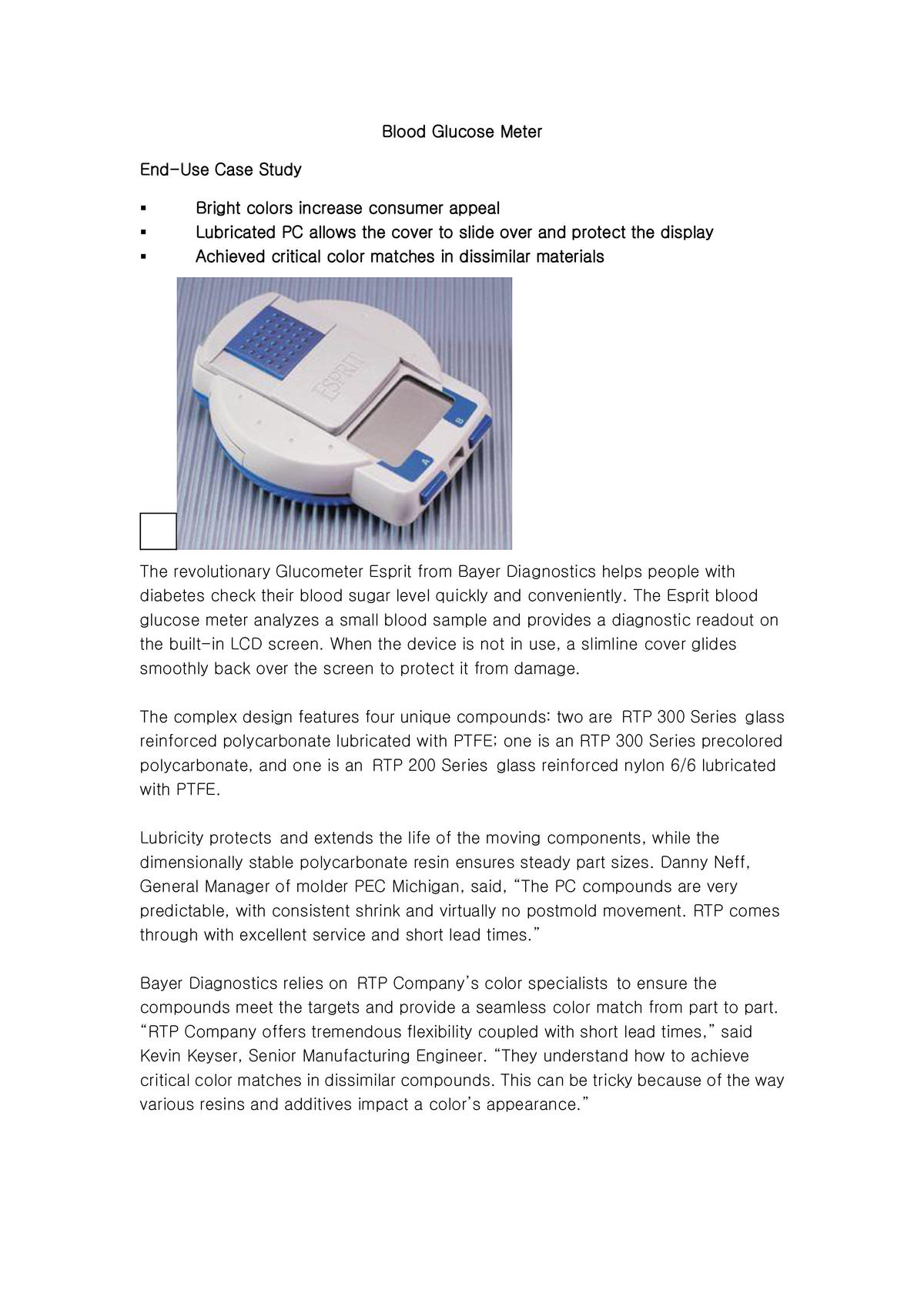 Blood Glucose Meter